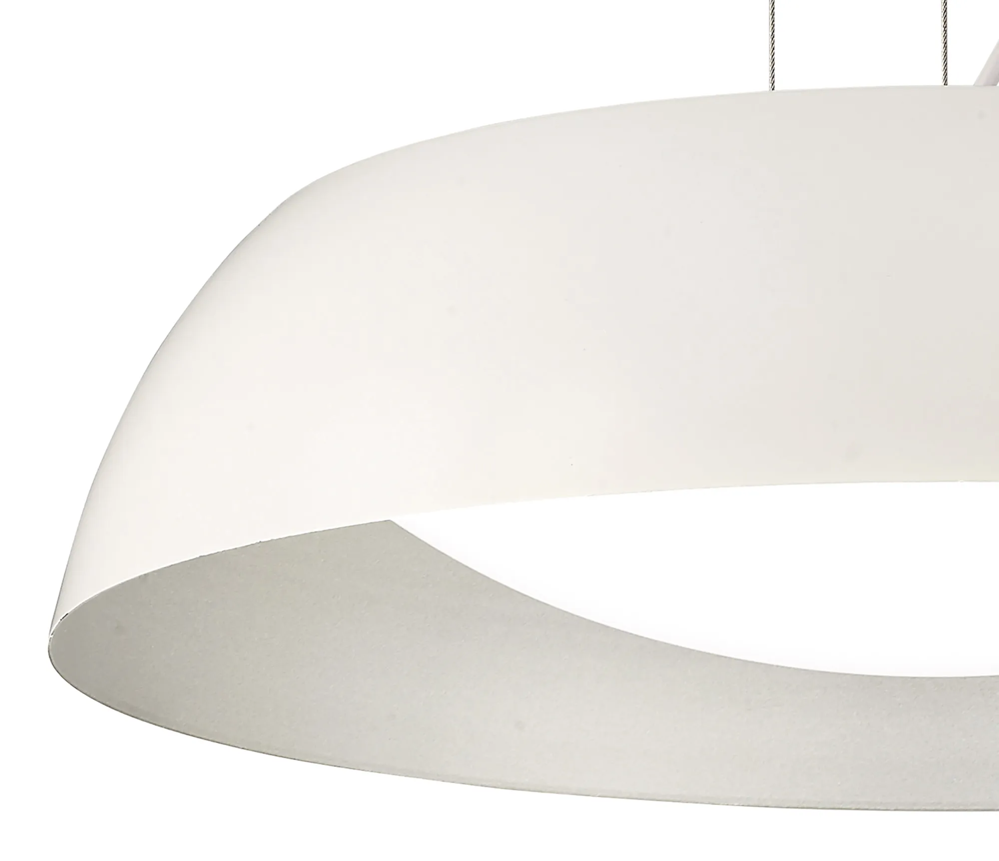 Argenta 18W LED Pendant Light Matt White M4840  Mantra Argenta